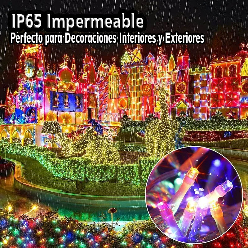 LUCES LED DE NAVIDAD PARA EXTERIORES
