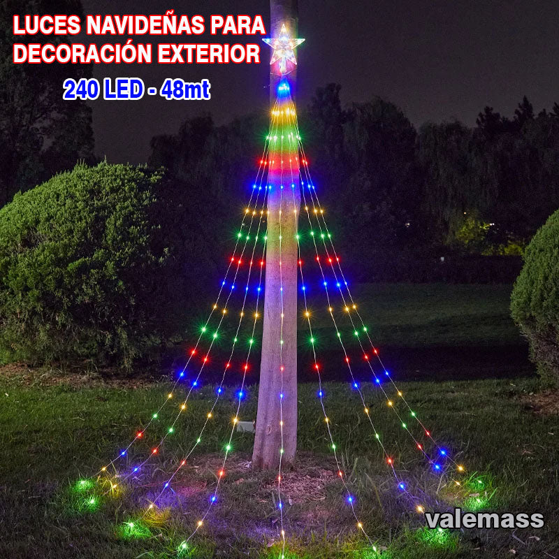 LUCES LED DE NAVIDAD PARA EXTERIORES