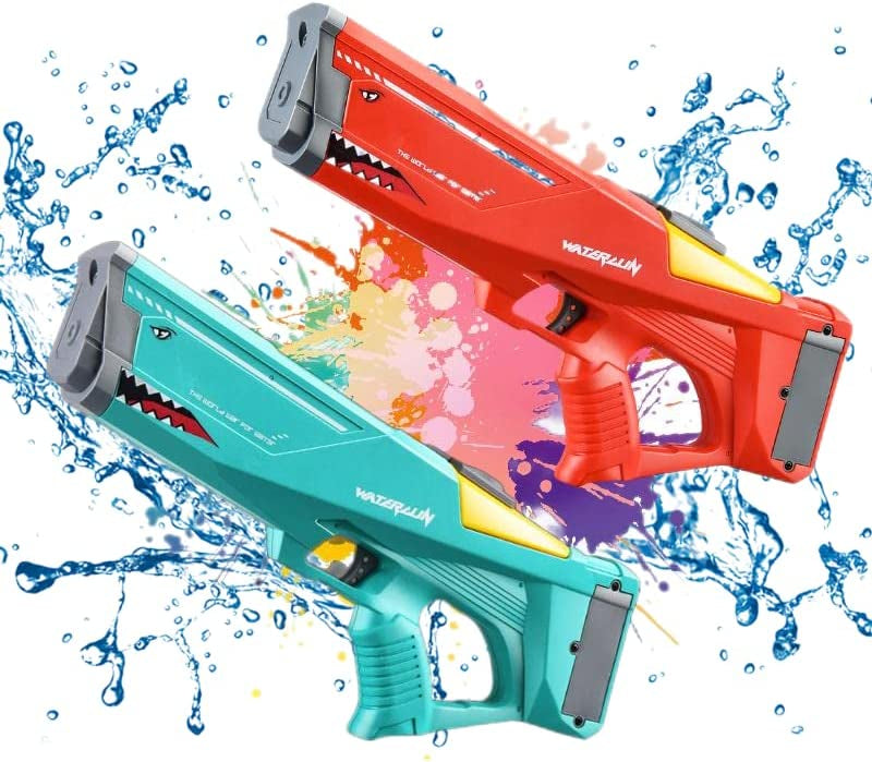 PISTOLA DE AGUA ELÉCTRICA TIBURÓN