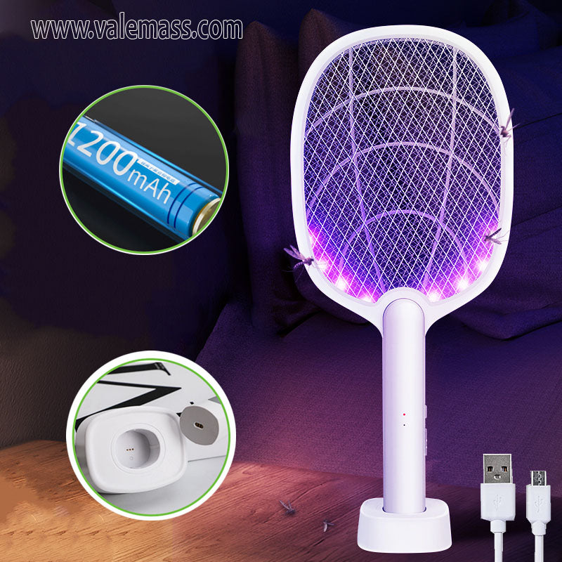 RAQUETA ELÉCTRICA MATA MOSCAS Y MOSQUITOS
