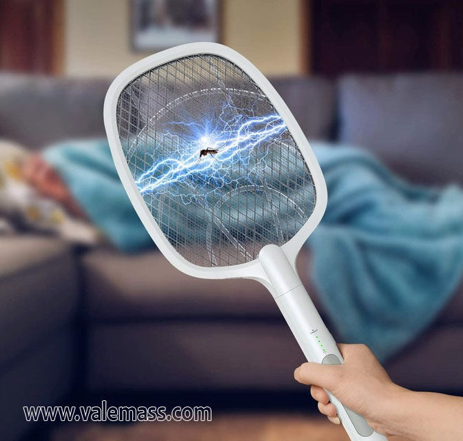 RAQUETA ELÉCTRICA MATA MOSCAS Y MOSQUITOS