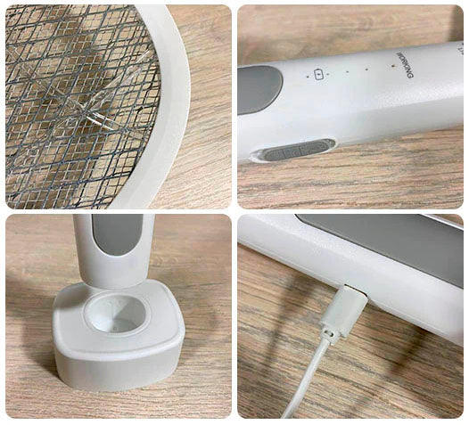 RAQUETA ELÉCTRICA MATA MOSCAS Y MOSQUITOS