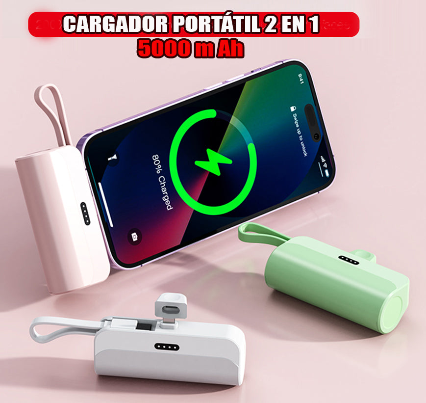 CARGADOR PORTÁTIL 2 EN 1
