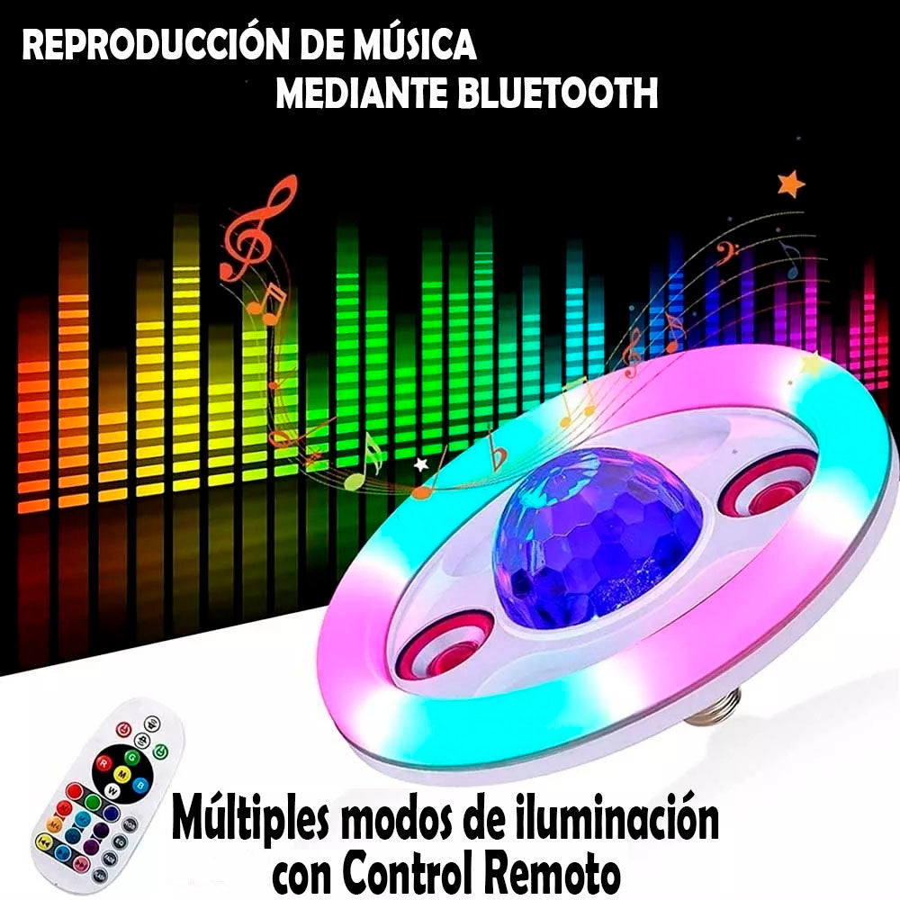 FOCO PARLANTE LED RGB 100W