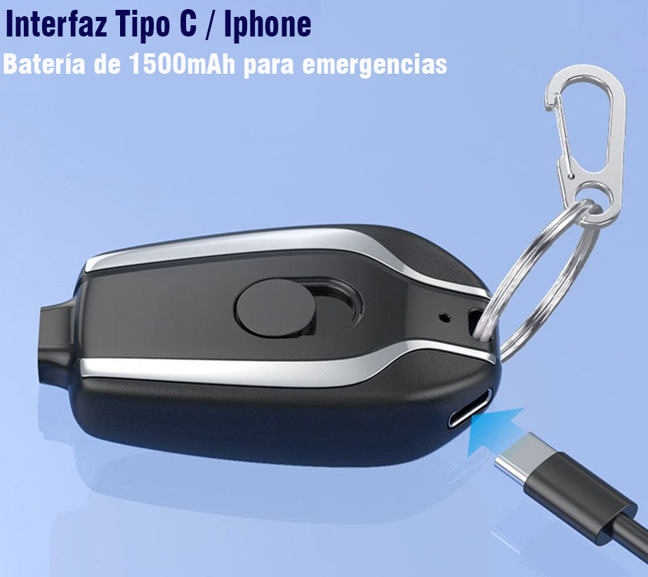 CARGADOR PORTÁTIL TIPO LLAVERO