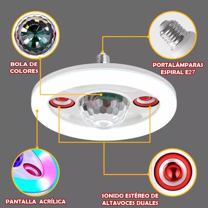 FOCO PARLANTE LED RGB 100W