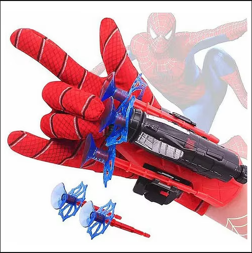 GUANTE SPIDERMAN LANZA TELARAÑA