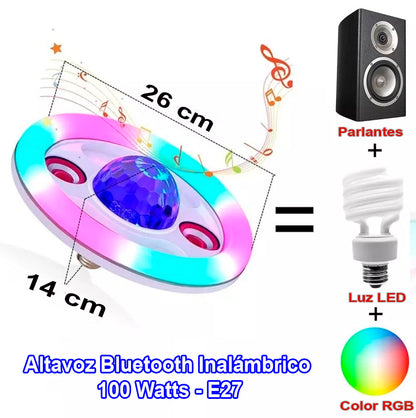 FOCO PARLANTE LED RGB 100W