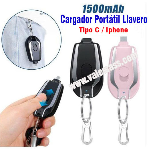 CARGADOR PORTÁTIL TIPO LLAVERO