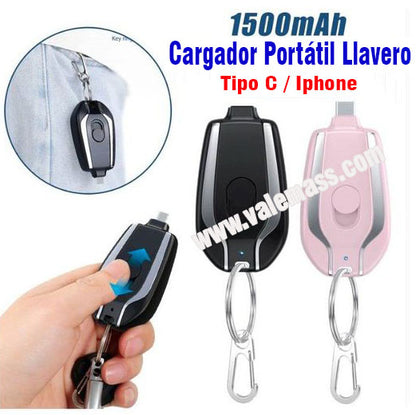 CARGADOR PORTÁTIL TIPO LLAVERO