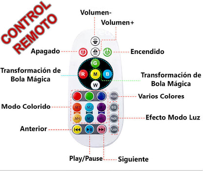 FOCO PARLANTE LED RGB 100W