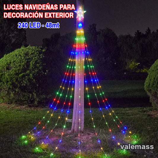LUCES LED DE NAVIDAD PARA EXTERIORES