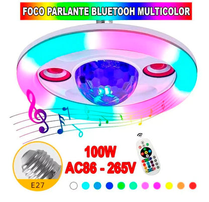 FOCO PARLANTE LED RGB 100W