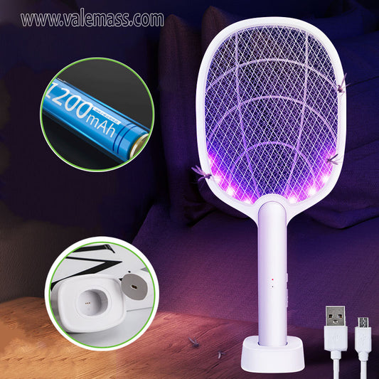 RAQUETA ELÉCTRICA MATA MOSCAS Y MOSQUITOS