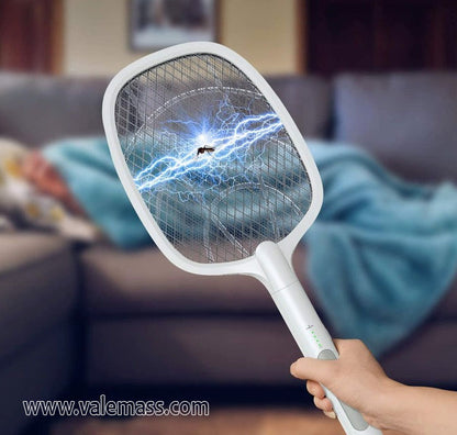 RAQUETA ELÉCTRICA MATA MOSCAS Y MOSQUITOS