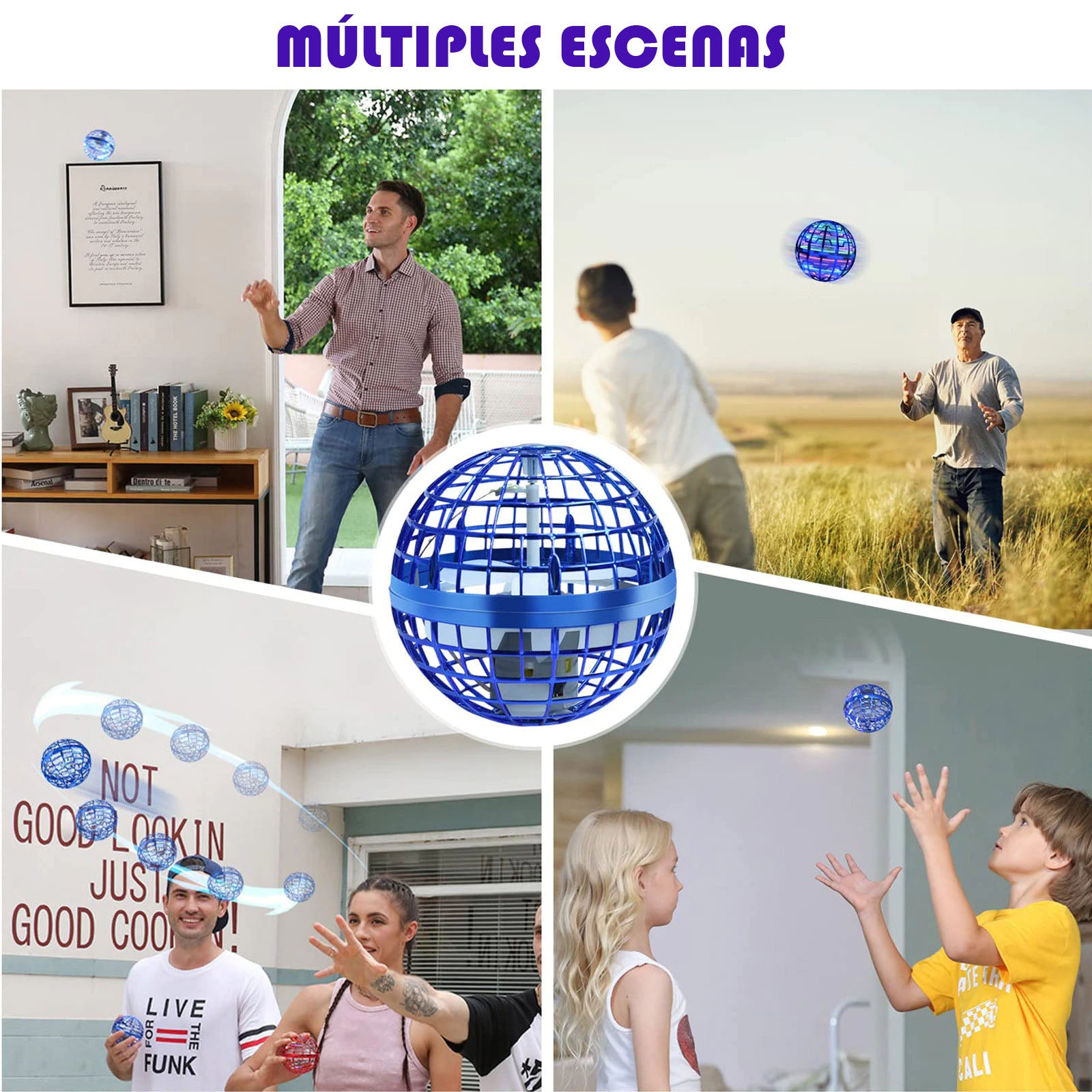 ESFERA VOLADORA MULTICOLOR